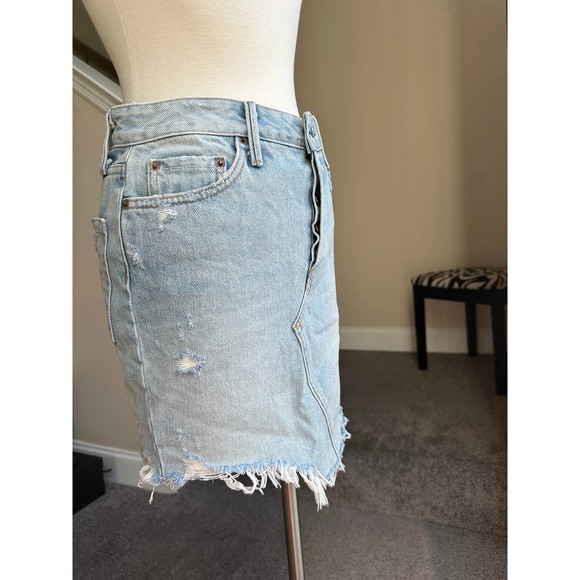GRLFRND Rhoda high rise denim mini skirt, size 25 - Picture 3 of 15